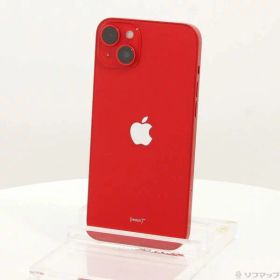 【中古】Apple(アップル) iPhone14 Plus 128GB プロダクトレッド MQ4F3J／A SIMフリー 【348-ud】