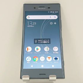 Xperia XZ1 SOV36 au ムーンリットブルー 送料無料 本体 c15992 【中古】