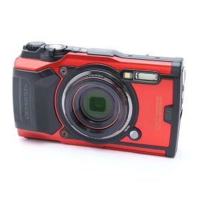 【中古】 《良品》 OLYMPUS Tough TG-6 レッド 【ズームレバー部品交換/各部点検済】 [ デジタルカメラ ]