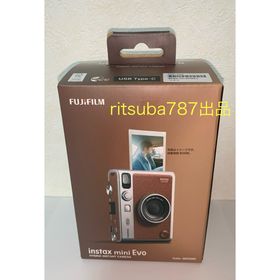 12/25まで【新品未開封】instax mini Evo TypeC ブラウン(その他)