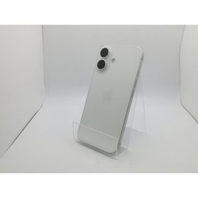 【中古】Apple 国内版 【SIMフリー】 iPhone 16 256GB ホワイト MYDX3J/A【新橋】保証期間１ヶ月【ランクB】