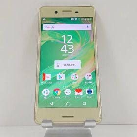 Xperia X Performance SOV33 au ライムゴールド 送料無料 本体 c16002 【中古】