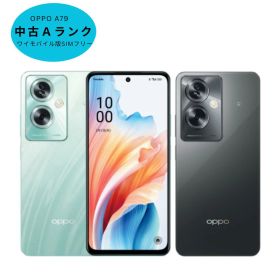 年末SALE 【中古A】OPPO A79 5G A303OP ワイモバイル版SIMフリー グリーン・ブラック