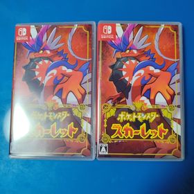 ニンテンドウ(任天堂)のポケットモンスター スカーレット 2本セット(家庭用ゲームソフト)