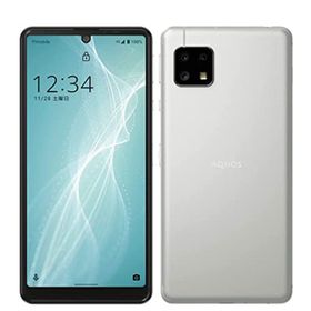 シャープ(SHARP)のA003SH AQUOS sense4 basic シルバー SIMフリー 本体 ワイモバイル スマホ シャープ 【送料無料】 a003shsv7mtm(スマートフォン本体)