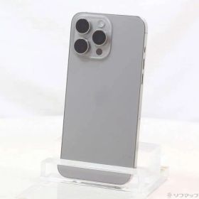 〔中古品〕 iPhone15 Pro Max 256GB ナチュラルチタニウム MU6R3J／A SIMフリー【269】