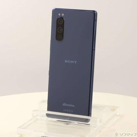 〔中古〕SONY(ソニー) Xperia 5 64GB ブルー SO-01M docomoロック解除SIMフリー〔349-ud〕