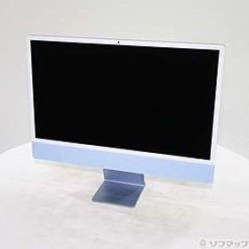 iMac 24-inch Late-2023 MQRQ3J／A Apple M3 8コアCPU_10コアGPU 8GB SSD256GB ブルー 〔14.8 Sonoma〕