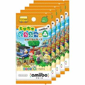『とびだせどうぶつの森amiibo+』amiiboカード(5パックセット)