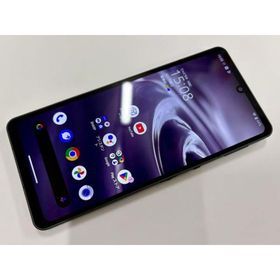 セイモバイル★中古SIMフリー AU AQUOS sense6s ブラック SHG07 コンディションA:程度が良い・良好