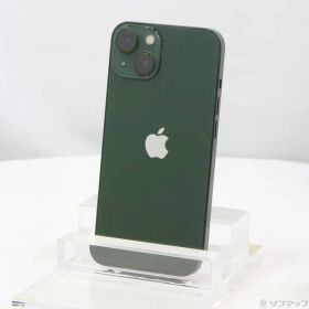 〔中古品〕 iPhone13 128GB グリーン MNGG3J／A SIMフリー 〔ネットワーク利用制限▲〕【262】