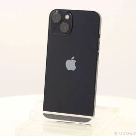 〔中古品〕 iPhone13 128GB ミッドナイト MLNC3J／A SIMフリー 〔ネットワーク利用制限▲〕【377】