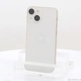 〔中古品〕 iPhone13 mini 128GB スターライト MLJE3J／A SIMフリー【348】