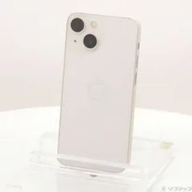 〔中古品〕 iPhone13 mini 128GB スターライト MLJE3J／A SIMフリー【377】