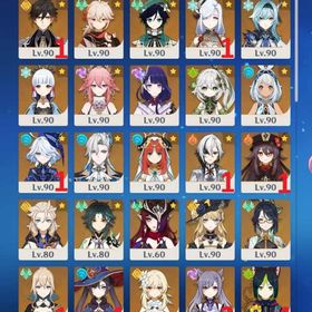 【武器55/80】マーヴィカ シロネン1凸 フリンズ ドゥリン 夜蘭1凸+餅1凸 ヌヴィレット+餅 | 原神のアカウントデータ、RMTの販売・買取一覧