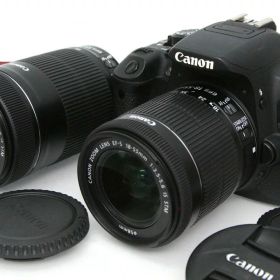 【中古】【並品】キヤノン EOS Kiss X7i ダブルズームキット CA01-R1709-3V2A EFマウント APS-C バリアングル 標準ズーム 望遠