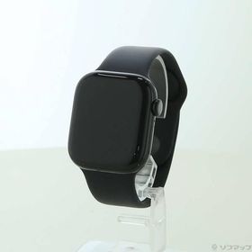 〔中古〕Apple(アップル) Apple Watch Series 10 GPS 42mm ジェットブラックアルミニウムケース ブラックスポーツバンド〔196-ud〕
