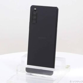〔中古〕SONY(ソニー) Xperia 10 II 64GB ブラック SOV43 auロック解除SIMフリー〔258-ud〕