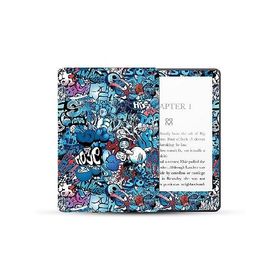 MightySkins Skin Compatible With Kindle Paperwhite 5 6.8-inch 11th Gen (2021) Full Wrap - Blue Meanies | Protective, Durable, and Unique V_並行輸入