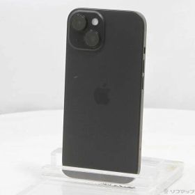 〔中古品〕 iPhone15 128GB ブラック MTMH3J／A SIMフリー【344】