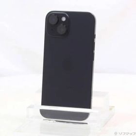〔中古品〕 iPhone15 128GB ブラック MTMH3J／A SIMフリー【258】