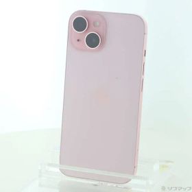 〔中古品〕 iPhone15 128GB ピンク MTMJ3J／A SIMフリー【198】