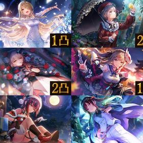 SS×58体分 茅森月歌1凸 水瀬すもも2凸 シャロ2凸 桐生美也1凸 命吹雪 二階堂三郷 | ヘブバン(ヘブンバーンズレッド)のアカウントデータ、RMTの販売・買取一覧