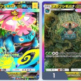 【トレード】メガフシギバナ(虹枠&黒枠) 星2 2枚セット | ポケポケ(ポケモンTCGポケット)のトレード(カード)、RMTの販売・買取一覧
