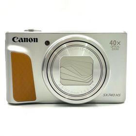 【全額返金保証】【最速発送】Canon コンパクトデジタルカメラ PowerShot SX740 HS [シルバー] 超美品 動作確認済