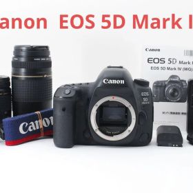 保証付き Canon EOS 5D Mark IV標準&望遠&単焦点レンズセット