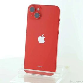 【中古】Apple(アップル) iPhone14 Plus 512GB プロダクトレッド MQ4V3J／A SIMフリー 【258-ud】