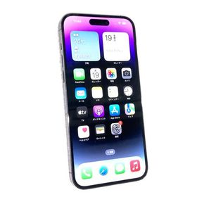 中古 Apple iPhone14 Pro Max 512GB ディープパープル MQ9J3J／A SIMフリー ネットワーク利用制限▲判定