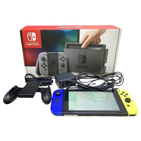 ■◎Nintendo Switch 本体 HAC-001 Joy-Con ネオンブルー ネオンイエロー 動作確認済 ドックなし 小傷あり 任天堂 スイッチ