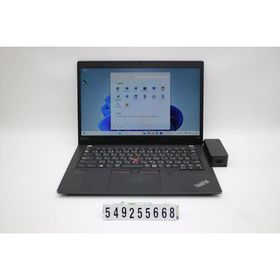 ノートパソコン Lenovo ThinkPad X13 Gen1 Core i5 10210U 1.6GHz/16GB/256GB(SSD)/13.3W/FHD(1920x1080)/Win11 キー文字消えあり