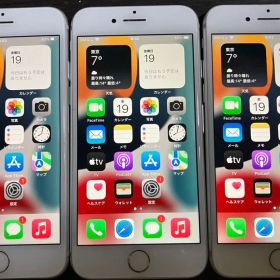 iPhone7 32GB silver SIMフリー 本体 3端末セット K31