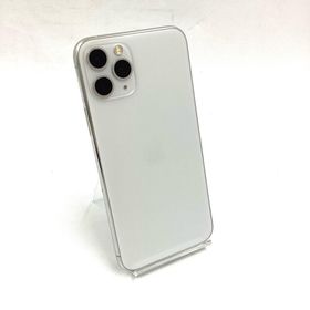 アップル(Apple)の【全額返金保証】【最速発送】Apple iPhone iPhone 11 Pro 256GB シルバー docomo 動作確認済(スマートフォン本体)