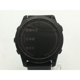 【中古】Garmin fenix 7X Sapphire Dual Power - Ti Black DLC/Black 010-02541-43【OSU301】保証期間１ヶ月【ランクB】