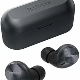 【中古】テクニクス ワイヤレスイヤホン EAH-AZ40-K ブラック bluetooth マルチポイント IPX4 アプリ対応