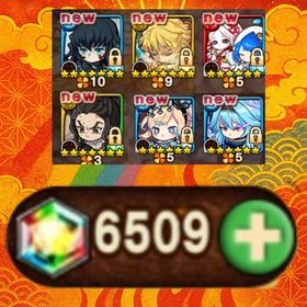 9170.石6509 我妻善逸+時透無一郎+セツナ＆エーテル+運UP60↑ | ポコダン(ポコロンダンジョンズ)のアカウントデータ、RMTの販売・買取一覧