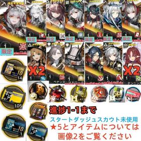 石173700個+10連券14枚+券105枚+ウィシャデル+荒蕪+キリン+濁心+シー+W+ロスモンテ | アークナイツのアカウントデータ、RMTの販売・買取一覧