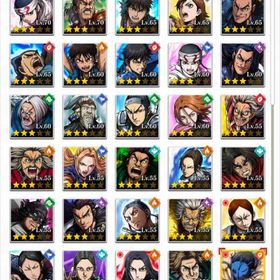 戦力1290万↑ 紫伯完凸 嬴政完凸など | キングダム 頂天のアカウントデータ、RMTの販売・買取一覧