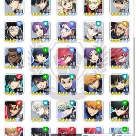 【引退】ガチャ限Lvmaxキャラ8体 サポカ3枚 | ブルーロックPWCのアカウントデータ、RMTの販売・買取一覧