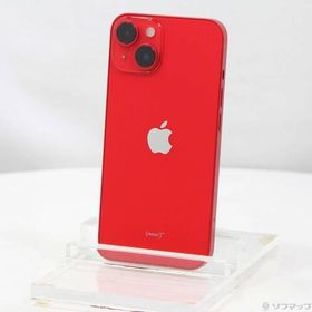 〔中古〕Apple(アップル) iPhone14 128GB プロダクトレッド MPV93J／A SIMフリー〔269-ud〕