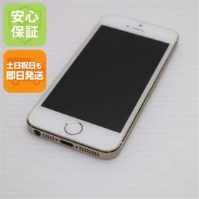 アイフォーン(iPhone)の超美品 DoCoMo iPhone5s 32GB ゴールド 白ロム M444(スマートフォン本体)
