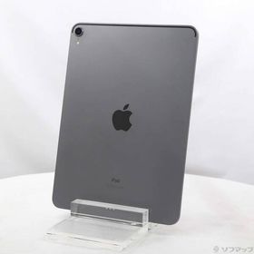 〔中古〕Apple(アップル) iPad Pro 11インチ 64GB スペースグレイ MTXN2J／A Wi-Fi〔198-ud〕