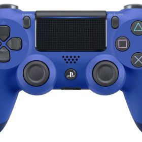 【中古】ワイヤレスコントローラー (DUALSHOCK 4) ウェイブ・ブルー (CUH-ZCT2J12)