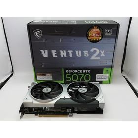 【中古】MSI GeForce RTX 5070 12G VENTUS 2X OC RTX5070/12GB(GDDR7)【立川フロム中武】保証期間１週間