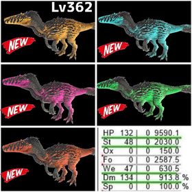 RARE SUPPORT 最新メガラプトル5種 12/21 | ARK Survival Evolvedのアカウントデータ、RMTの販売・買取一覧