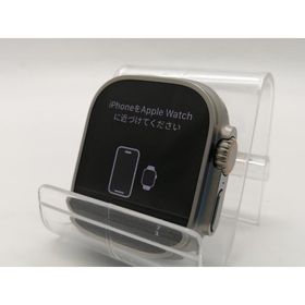 【中古】Apple Apple Watch Ultra 49mm Cellular チタニウムケース/ブラック/グレイトレイルループ M&amp;L MQFX3J/A【大須2】保証期間１ヶ月【ランクA】