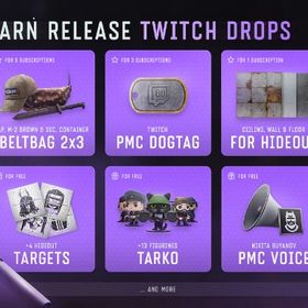 Twitchドロップ 全1-14day Release 98ケース+28アイテム！ | エスケープフロムタルコフ(EFT)のアカウントデータ、RMTの販売・買取一覧